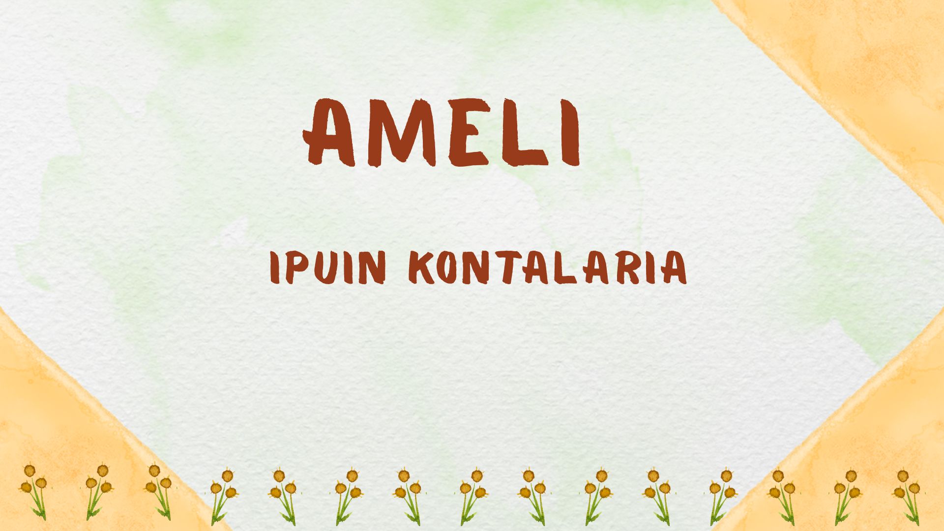 Ameli cuenta cuentos